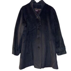 Vintage Forstmann NY Soft Pure Wool Button Coat Women S Old Money‎ Quiet Luxury